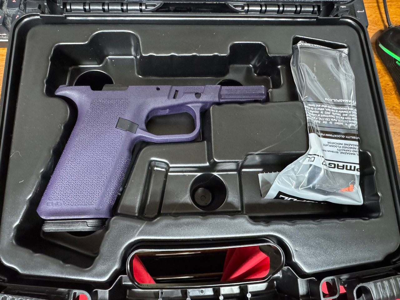 RXM Full Size Purple Grip Module w/2 Mags, Case
