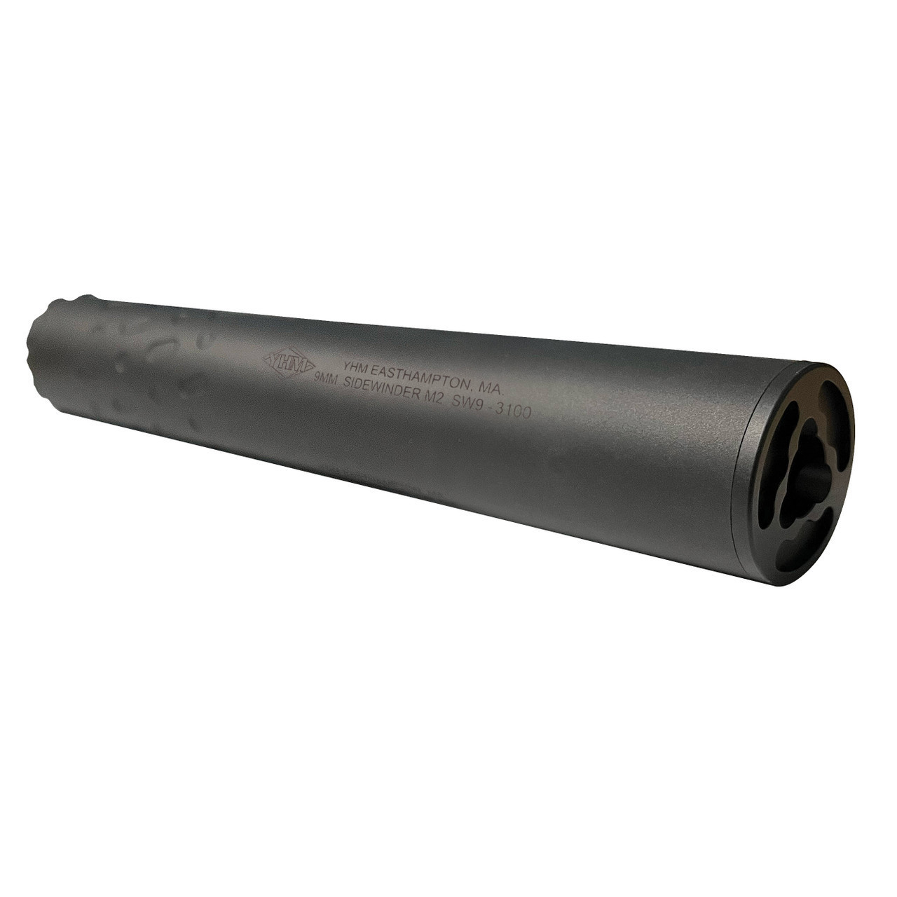 YHM Sidewinder M2 9mm Suppressor - 1/2x28 Piston - Image 3